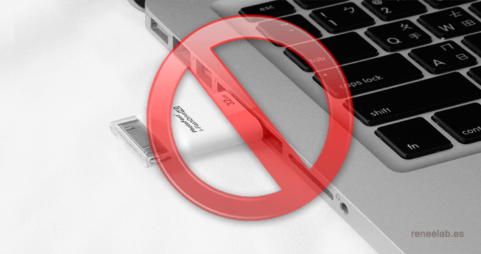 proteger su información por bloquear el puerto USB