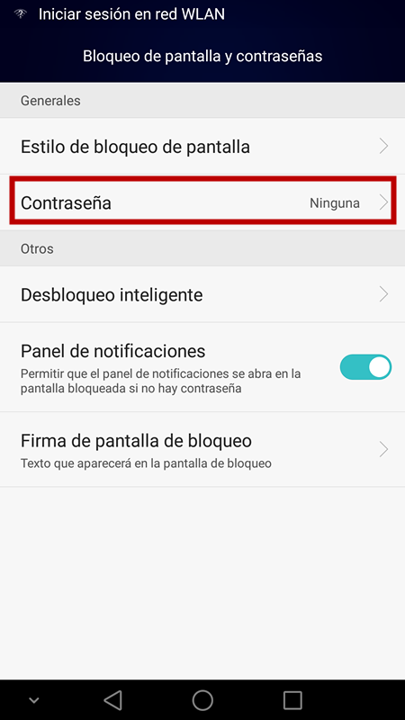Función de protección incorporada en Android