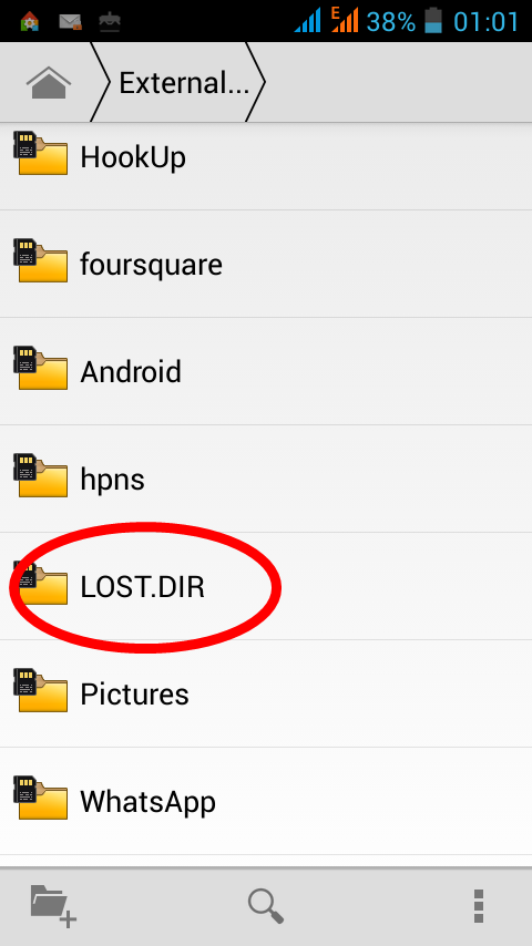 ¿Qué es LOST.DIR en Android? ¿Cómo recuperar archivos en él?
