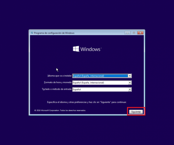 instalar windows 10 desde usb conMediaCreationTool