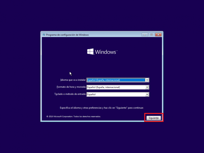 instalar windows 10 desde usb conMediaCreationTool