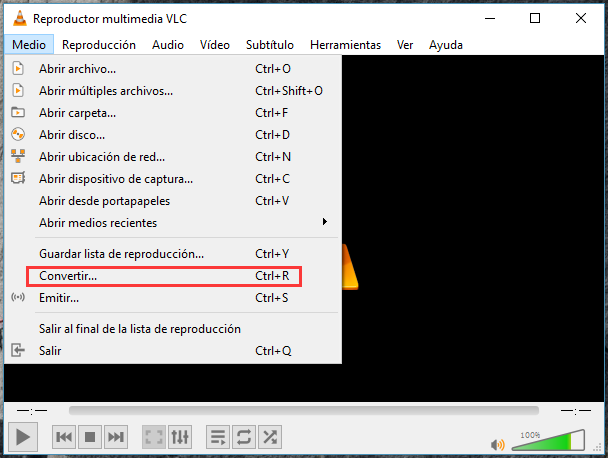 convertir mkv a mp4 con VLC