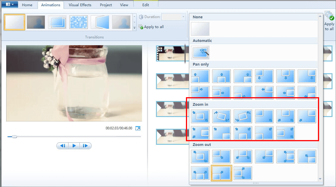 Ampliar video con Windows Live Movie Maker