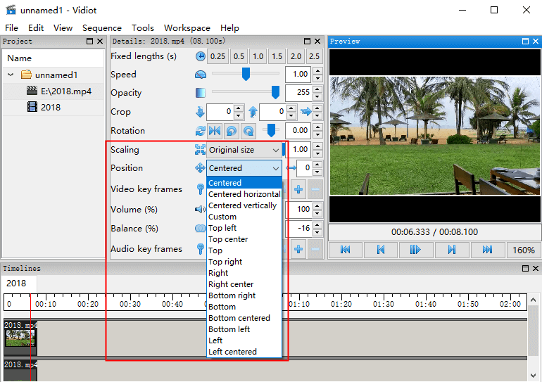 Ampliar video con Vidiot