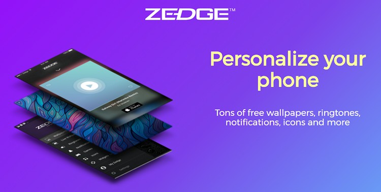 la aplicación ZEDGE