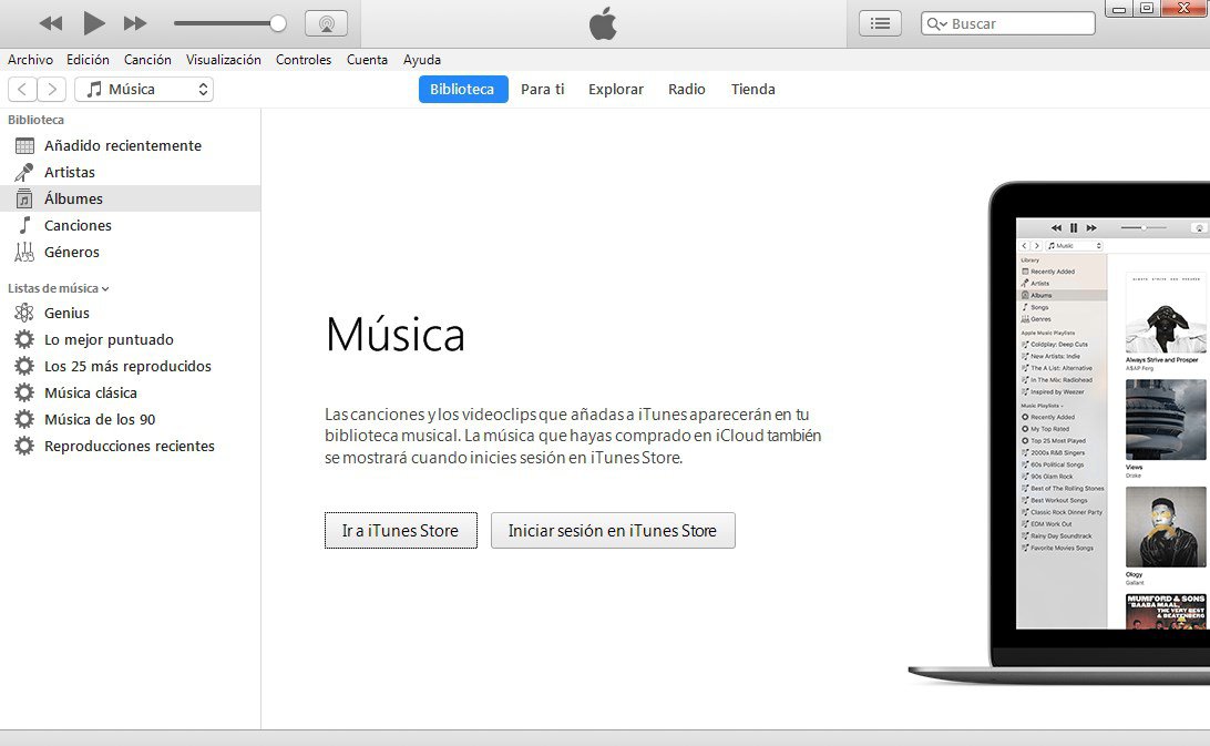 convertir m4a a mp3 con itunes