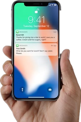 mostrar notificaciones iphone