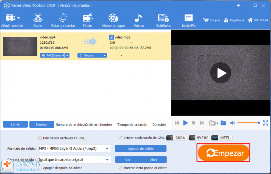 convertir videos a mp3