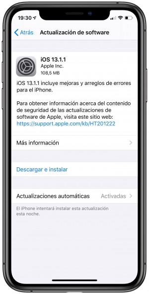 mi iphone se apaga solo