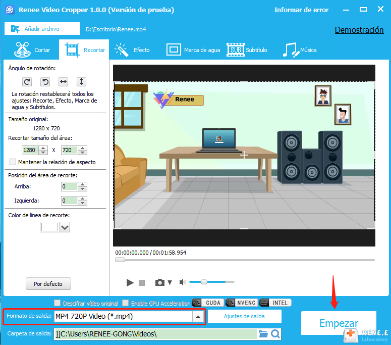 recortar mp4 video editor